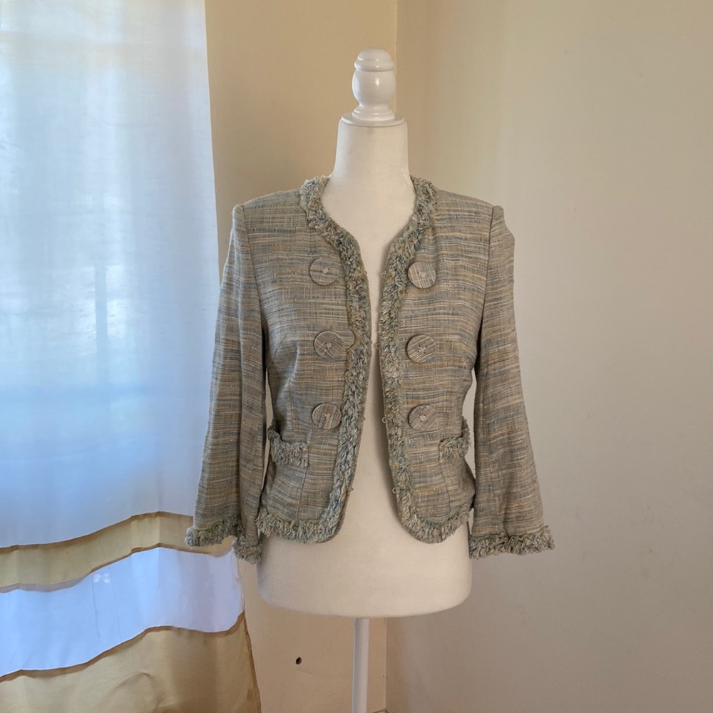 Classic Round Neck Short Jacket